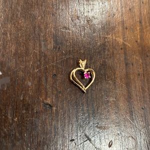 925 Heart shaped pendant
